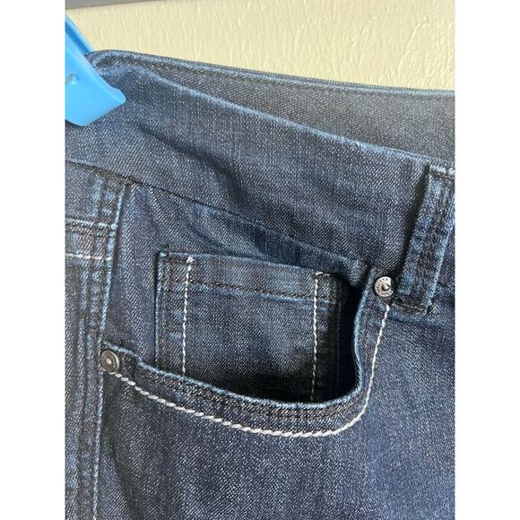 Seven 7 Slim Boot Slimming Silhouette System Dark Wash Denim Women's 24W - Picture 3 of 11